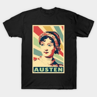 Jane Austen Vintage Colors T-Shirt